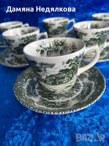 английски сервиз за чай или кафе , снимка 1