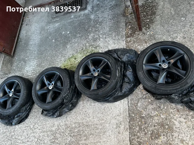 Оригинални джанти 19" Etabeta Jofiel 5x112 с летни гуми 245/45/19 за Mercedes, Audi, VW + датчици, снимка 5 - Гуми и джанти - 55394477