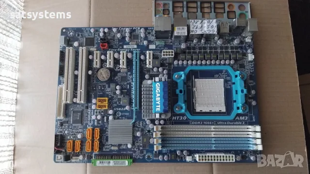 Дънна платка Gigabyte GA-MA770T-UD3P Socket AM3, снимка 3 - Дънни платки - 56169130
