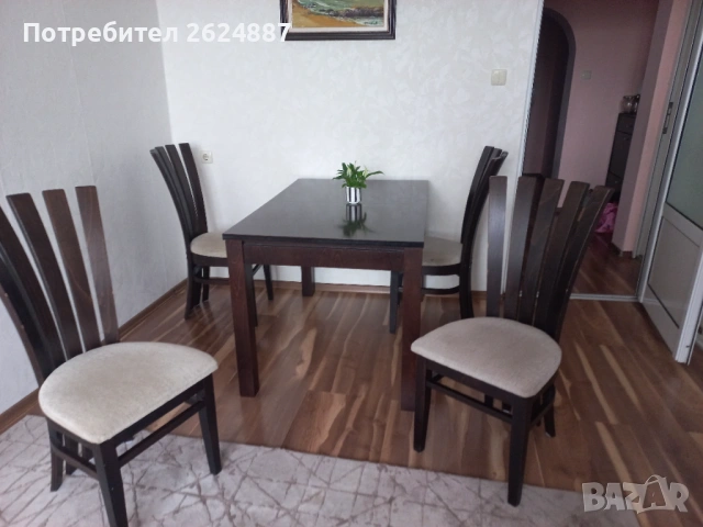 Трапезна масивна маса от дърво, снимка 6 - Маси - 53505772