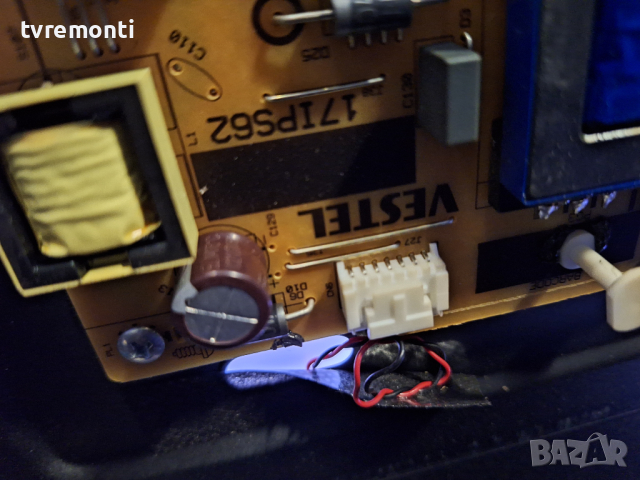 Power 17IPS62 for 40inc for Finlux 40-FFA-5230  DISPLAY VES400UNDS-2D-N41, снимка 3 - Части и Платки - 44534412