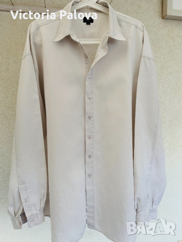 Риза JP CASUALS лен 55% ,памук45%, снимка 6 - Ризи - 36246607