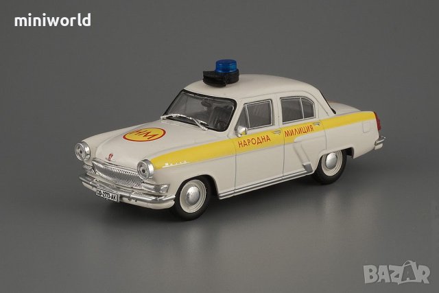 ГАЗ 21 Волга Народна Милиция 1956 - мащаб 1:43 на DeAgostini моделът е нов в блистер