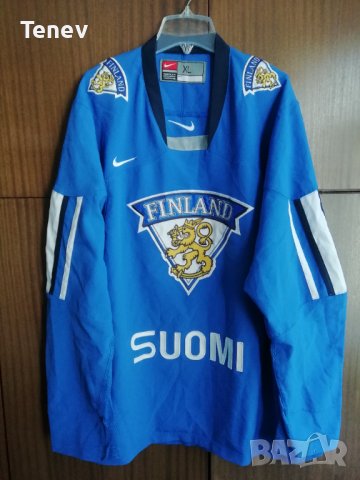 IIHF Finland Hockey Jersey оригинална колекционерска хокейна блуза Финландия, снимка 1 - Блузи - 39534927
