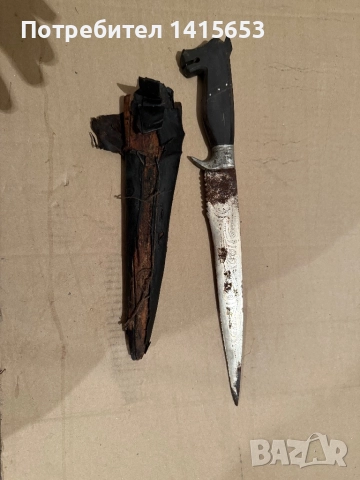 Продавам античен нож, снимка 2 - Ножове - 51979571