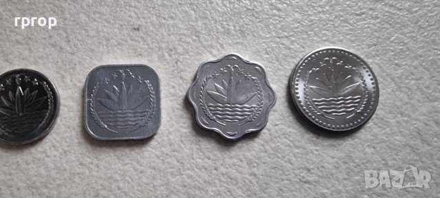 Бангладеш . Лот.  1, 5, 10, 20 и 50 пойша. 1994 -2000 година. Чисто нови. 5 бройки., снимка 6 - Нумизматика и бонистика - 44222545
