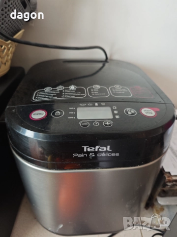 Хлебопекарна Tefal, използвана, лично предаване, снимка 3 - Хлебопекарни - 52912977