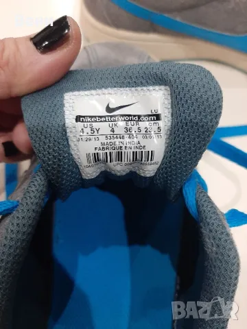 Дамски велурени кецове Nike 36.5, снимка 4 - Кецове - 48201406