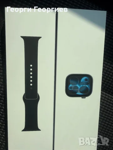 APPLE WATCH S11 CELL SPACE GREY ALUM CASE BLACK SPORT BAND M/L