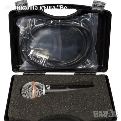 Кабелен вокален микрофон JTS TM929, Кабел, Кутия, снимка 2 - Микрофони - 42457220