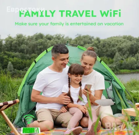 Мобилен рутер GlocalMe G4 Pro, 4G LTE Mobile Hotspot, 5" сензорен екран, преносим WiFi рутер, снимка 5 - Рутери - 48604665