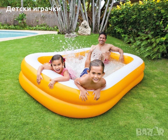 Надуваем басейн Мандарин INTEX, 229 х 147 х 46 см, Mandarine Family, снимка 1