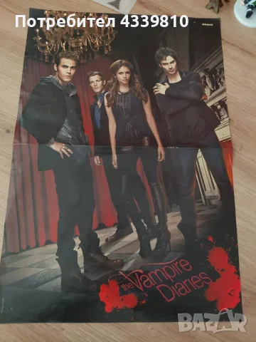 дневниците на вампира vampire originals плакат 