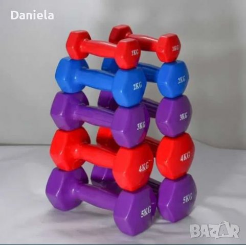 Дъмбели гири сет от 1 до 10 кг 880 лв , снимка 2 - Фитнес уреди - 38713133