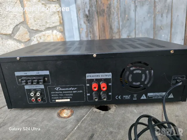 Усилвател THUNDER THC-1103USB за ремонт , снимка 4 - Ресийвъри, усилватели, смесителни пултове - 47793372