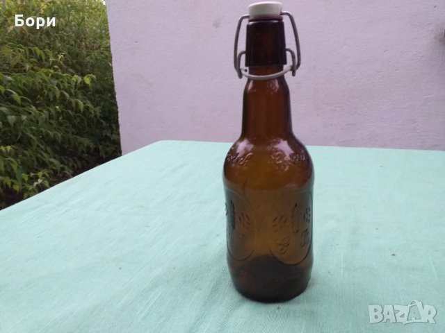 Vintage Grolsch Бирена бутилка с порцеланова капачка