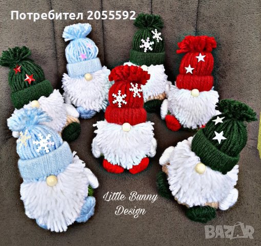 Седнали джуджета с ръчички и крачета, снимка 2 - Коледни подаръци - 38946441