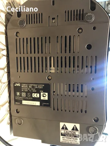  качествена компактна Hi-Fi система JVC CA-FSX1 , снимка 7 - Радиокасетофони, транзистори - 55807742