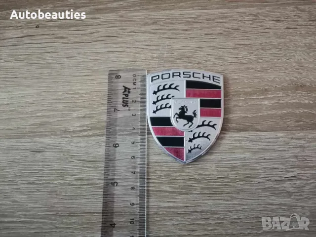 алуминиев сив стикер Порше Porsche, снимка 6 - Аксесоари и консумативи - 48129401