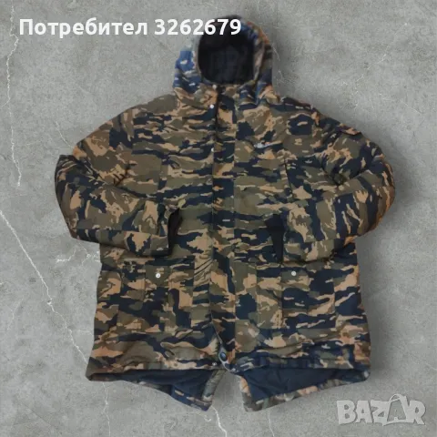 ellesse camouflage оригинална парка xl, снимка 1 - Якета - 48037297