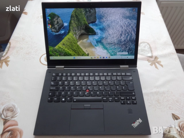Таблет и Лаптоп 2в1 Lenovo ThinkPad X1 Yoga Gen 2 - 14" - i7-7600U 2.8Ghz/RAM 16GB/SSD 512GB, снимка 2 - Лаптопи за работа - 53721773
