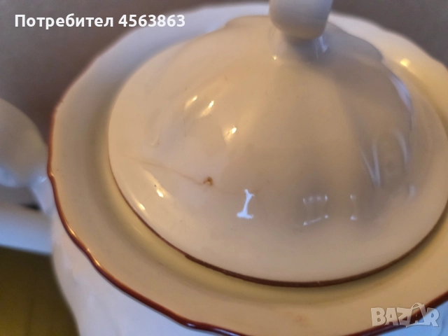 Порцеланов чайник, снимка 4 - Други - 52594274