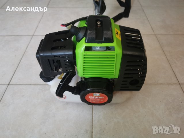 Тример бензинов 1.85kW,52CC MOLLER 41677, снимка 4 - Градинска техника - 40887094