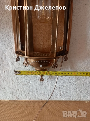 Декоративна лампа ръчна изработка, снимка 6 - Декорация за дома - 52211703