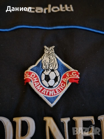 Винтидж тениниска на Олдъм, снимка 4 - Футбол - 53819718