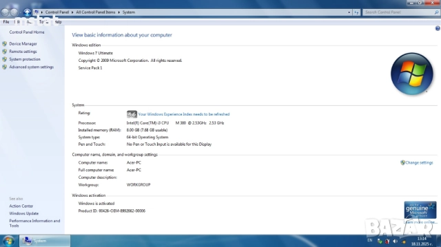 Лаптоп Acer Aspire 5733 PEW71, снимка 9 - Лаптопи за дома - 52476508