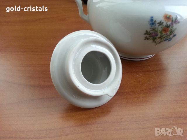 Стар български порцелан захарница, снимка 5 - Антикварни и старинни предмети - 36250271