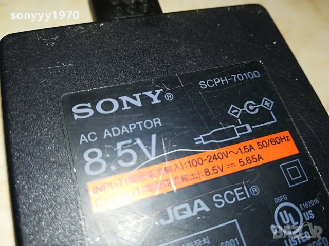 SONY SCPH-70100 AC ADAPTOR 0206231532, снимка 4 - Мрежови адаптери - 40916901