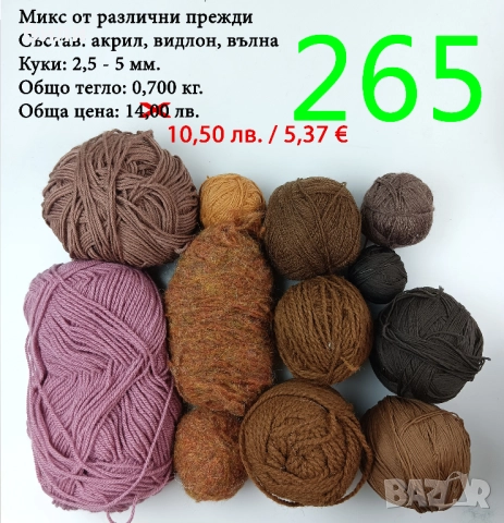 Евтини прежди в малки количества - нови и остатъци , снимка 18 - Други - 52042454