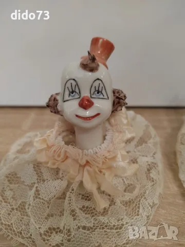 Порцеланови клоуни., снимка 3 - Статуетки - 47605496