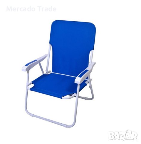 Стол за къмпинг Mercado Trade, Сгъваем, Син