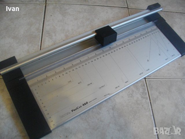 HAMA 8265-Made in GERMANY-Нова Резачка/Гилотина За Хартия-Ролков Нож-Висок Клас-Алуминиева-460 мм.