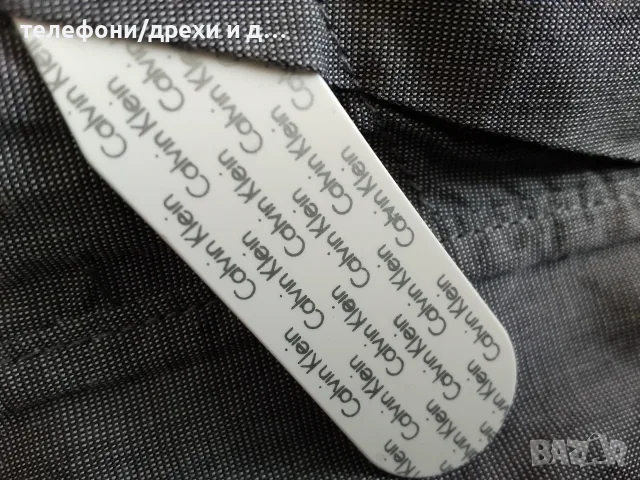 Оригинална памучна риза Calvin Klein Regular Fit (размер 17), снимка 4 - Ризи - 56057203