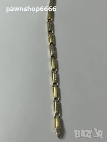 Златна гривна 14К, снимка 6 - Гривни - 53247661