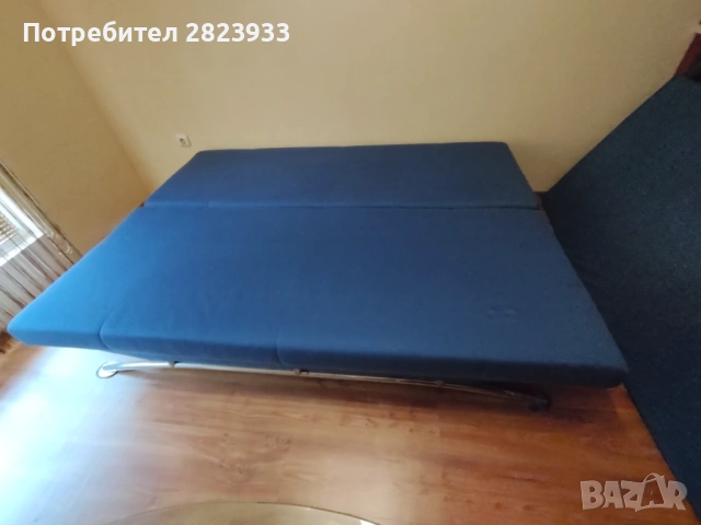 Разтегателен диван тройка, снимка 2 - Дивани и мека мебел - 53400035