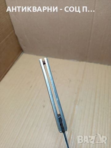 Стара Малка Масивна Ръчно Изработена Ножка Нож. НОМЕР 388., снимка 8 - Антикварни и старинни предмети - 53387473