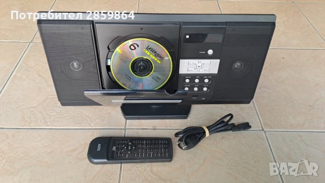 AEG портативна мини система с USB,CD,радио,с дистанционно-90в, снимка 5 - Друга електроника - 42573566