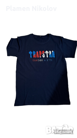 Тениска TRAPSTAR черна, бяла или тъмно синя, снимка 4 - Спортни дрехи, екипи - 39943806