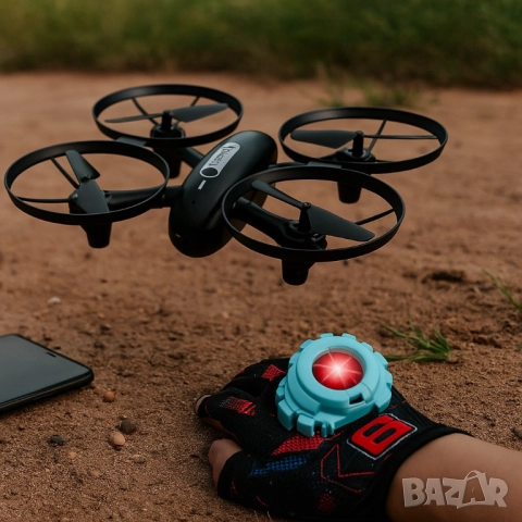 Дрон с жестово управление и Wi-Fi камера – Traces, снимка 7 - Дронове и аксесоари - 51977338