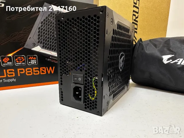 Компютърно захранване / PSU, Gigabyte Aorus 850w gold modular, топ, снимка 4 - Захранвания и кутии - 49875144