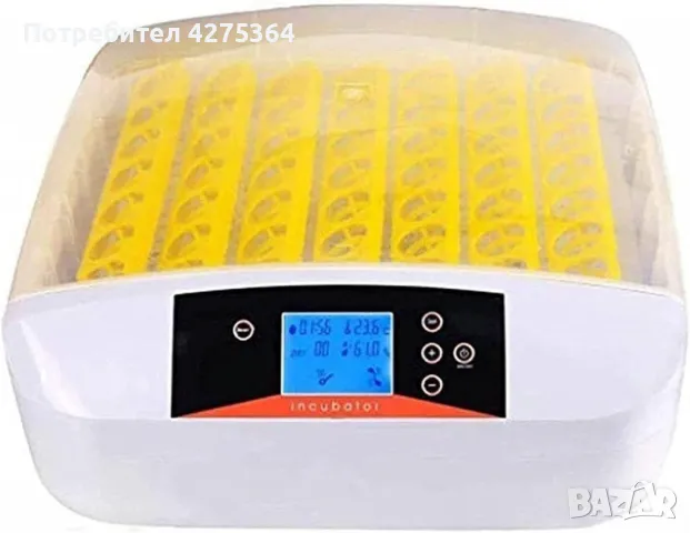 Инкубатор за яйца – 42 яйца с LED дисплей и автоматичен контрол, снимка 6 - Селскостопанска техника - 48880169