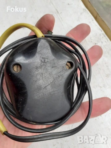 Стара немска нациска трупка,радио, радиостанция WW2 бакелит, снимка 7 - Антикварни и старинни предмети - 51066327