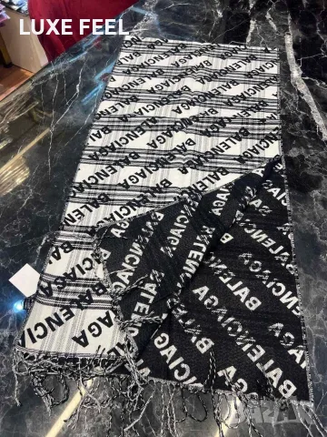 Balenciaga ⚜️ Hermes ⚜️Dior ⚜️Дамски Кашмирени Шалове , снимка 2 - Шалове - 56046130