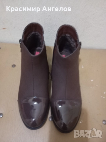 Дамски боти кафяви номер 38 