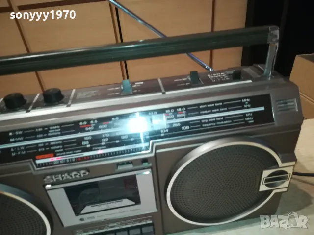 SHARP GF-5454HB MADE IN JAPAN-ИДЕАЛЕН КАТО НОВ-ВНОС SWISS 0712241738, снимка 13 - Радиокасетофони, транзистори - 48261396