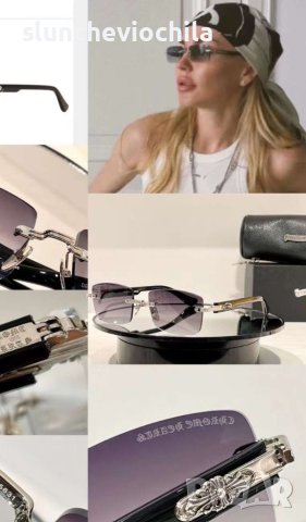 Chrome Hearts Sunglasses DEEP II Gold Deep 2 Deep 1 Слънчеви очила, снимка 4 - Слънчеви и диоптрични очила - 41020397